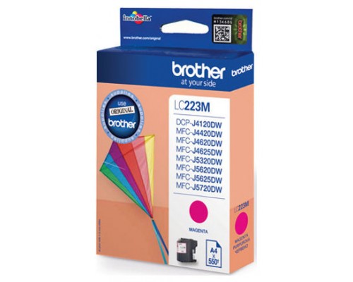 Cartucho tinta brother lc223mbp magenta 550