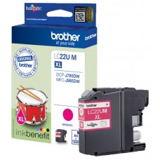 Cartucho tinta brother lc22umbp magenta hasta