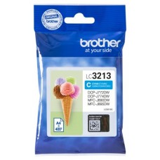 Cartucho tinta brother lc3213c cian 400