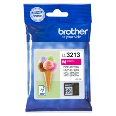 Cartucho tinta brother lc3213m magena 400