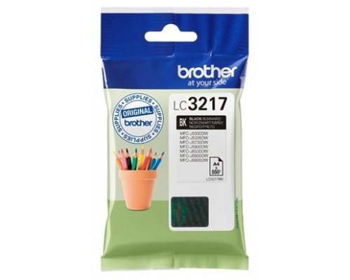 Cartucho tinta brother lc3217bk negro 550