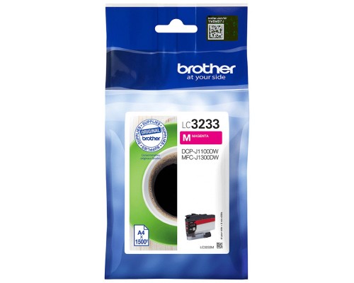 Cartucho tinta brother lc3233m magenta 1500