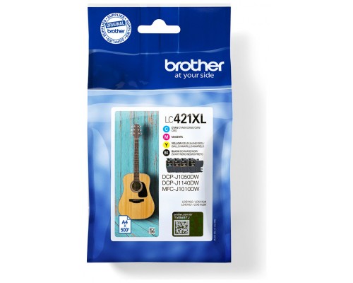 Pack cartuchos tinta brother lc421xlval negro