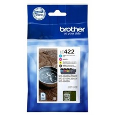 Pack cartuchos tinta brother lc422val negro