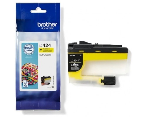 Brother Cartucho LC424Y Amarillo