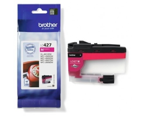 Cartucho tinta brother lc427m magenta 1500