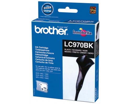 Cartucho tinta brother lc970bk negro 350