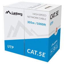 Bobina cat.5e lanberg utp 305m solid