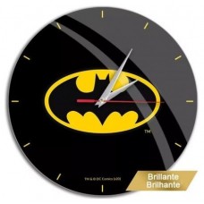 RELOJ DE PARED BRILLO BATMAN DC NEGRO