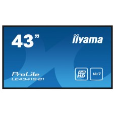 iiyama LE4341S-B1 pantalla de señalización Pantalla plana para señalización digital 108 cm (42.5") LCD 350 cd / m² Full HD Negro 18/7