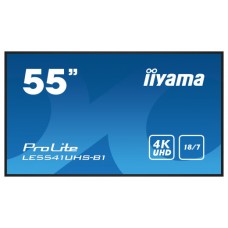 iiyama LE5541UHS-B1 pantalla de señalización Pantalla plana para señalización digital 138,7 cm (54.6") LCD 350 cd / m² 4K Ultra HD Negro 18/7