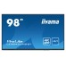 iiyama LE9845UHS-B1 pantalla de señalización Pantalla plana para señalización digital 2,49 m (98") LED 4K Ultra HD Negro Procesador incorporado Android 8.0