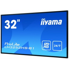 iiyama LH3252HS-B1 pantalla de señalización Pantalla plana para señalización digital 80 cm (31.5") IPS Full HD Negro Procesador incorporado Android 8.0