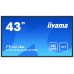 iiyama LH4342UHS-B3 pantalla de señalización Pantalla plana para señalización digital 108 cm (42.5") IPS 4K Ultra HD Negro Procesador incorporado Android 8.0