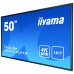 iiyama LH5042UHS-B3 pantalla de señalización Pizarra de caballete digital 125,7 cm (49.5") VA 4K Ultra HD Negro Android 8.0