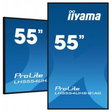 MONITOR IIYAMA 55" (LH5554UHS-B1AG) ANDROID 11 / 3844X2160 (4K UHD) / OPERACION 24/7 /500CD / LANDSC. Y PORTRAIT / 3XHDMI / DP / RJ45 / VESA 400X400 / ALTAVOCES 2X10W