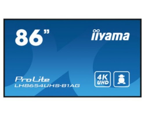 iiyama ProLite To Be Updated 2,17 m (85.6") 3840 x 2160 Pixeles 4K Ultra HD LED Negro