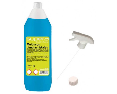 CAJA 20 MULTIUSOS LIMPIACRISTALES 750 ML SUPERA LI324