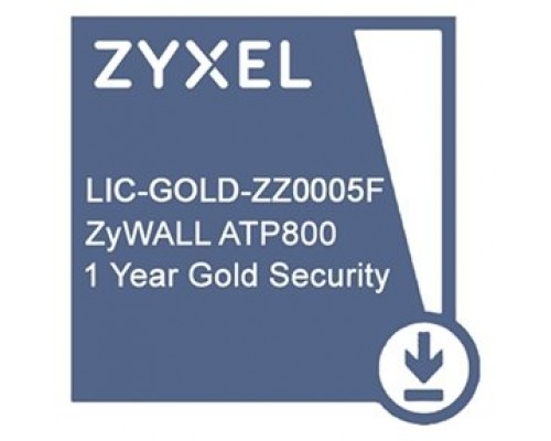 ZyXEL Licencia GOLD ATP800 Security Pack 1 Año