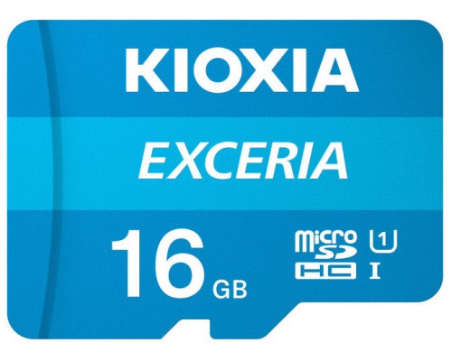 MICRO SD KIOXIA 16GB EXCERIA UHS-I C10 R100 CON ADAPTADOR