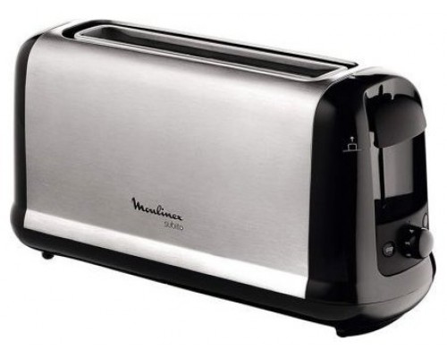 Tostadora MOULINEX LS260800 Subito con Ranura larga 1000W Negro, Inox