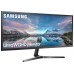 Samsung LS34J550WQR 86,4 cm (34") 3440 x 1440 Pixeles UltraWide Quad HD LED Negro