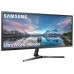 Samsung LS34J550WQR 86,4 cm (34") 3440 x 1440 Pixeles UltraWide Quad HD LED Negro