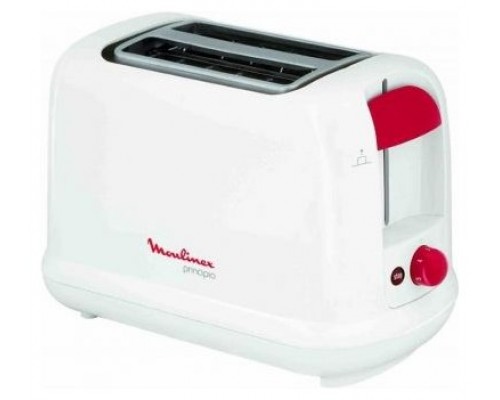 Tostadora MOULINEX LT160111 Principio con 2 ranuras 850W Blanco