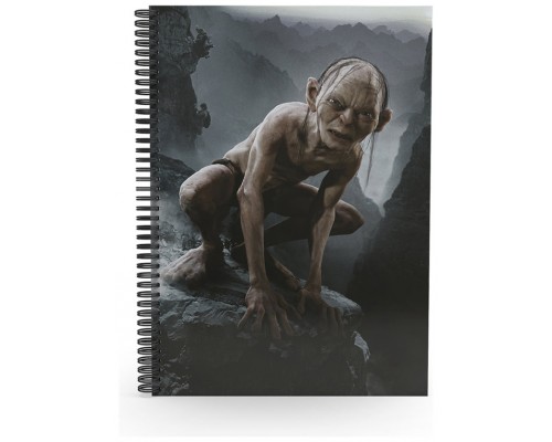 Libreta efecto 3d gollum el seor