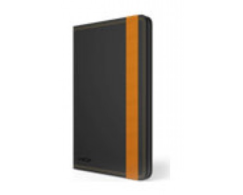 Ziron LY027 funda para tablet 17,8 cm (7") Folio Negro, Naranja