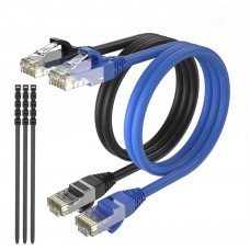 Cable + 1 GRATIS Ethernet CAT6 RJ45 24AWG 1m + 15 Bridas Max Connection