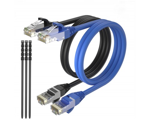 Cable + 1 GRATIS Ethernet CAT6 RJ45 24AWG 1m + 15 Bridas Max Connection