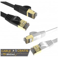 Cable + 1 GRATIS Planos Ethernet 8P8C F/STP 32AWG 0.5m Max Connection