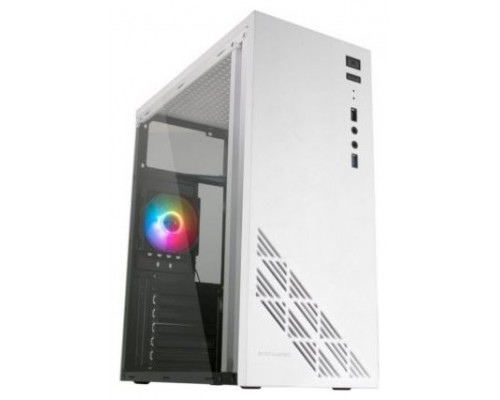 Mars Gaming MC100W Caja PC ATX Ventilador 90mm FRGB Convect-Cool Blanco