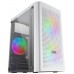 Mars Gaming MC300W Caja PC Micro ATX Cristal Templado 3xVentilador FRGB Blanco