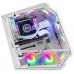 Mars Gaming MC51W Caja PC Gaming ATX Doble Cristal Templado 5xVentilador RGB Blanco