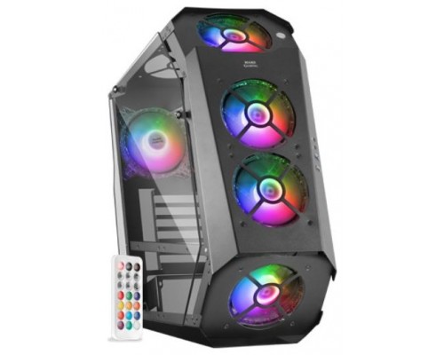 Mars Gaming MC51 Caja PC Gaming ATX Doble Cristal Templado 5xVentilador RGB Negro