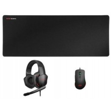 MARS GAMING MCP PRO 3IN1 9800DPI RGB MOUSE, 7.1 HEADPHONES+MIC, 78X30CM MOUSEPAD