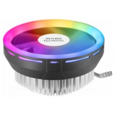 MARS GAMING MCPU120 CPU COOLER, RGB CHROMA, 12CM PWM FAN, LOW PROFILE, 120W