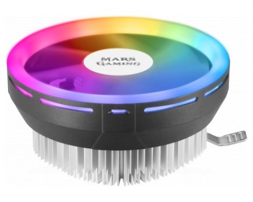 MARS GAMING MCPU120 CPU COOLER, RGB CHROMA, 12CM PWM FAN, LOW PROFILE, 120W