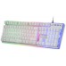 Mars Gaming MCPXWPT Combo Teclado+Ratón+Alfombrilla Blanco PT