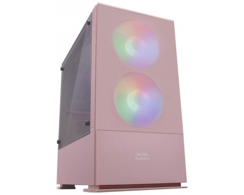 Mars Gaming Caja MCZ PREMIUM M-ATX 2X FRGB Rosa