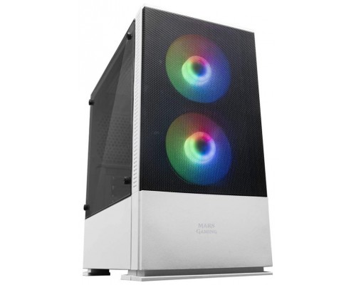 Mars Gaming Caja MCZ PREMIUM M-ATX 2X FRGB Blanca