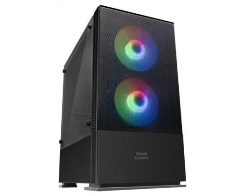 Mars Gaming Caja MCZ PREMIUM M-ATX 2X FRGB Negra