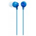 Auriculares sony mdr - ex15apb boton azul microfono