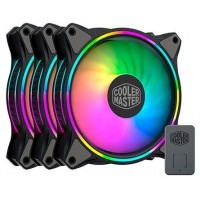 VENTILADOR CAJA COOLER MASTER MASTERFAN MF120 HALO ARGB TRIPLE PACK