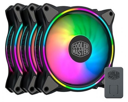 VENTILADOR CAJA COOLER MASTER MASTERFAN MF120 HALO ARGB TRIPLE PACK