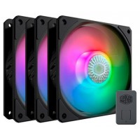 Cooler Master SickleFlow 120 ARGB Carcasa del ordenador Ventilador 12 cm Negro 3 pieza(s)