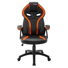 MARS GAMING MGC118 ORANGE GAMING CHAIR, ARMREST CUSHION, GAS-LIFT CLASS 4