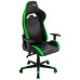 Mars Gaming MGC3 Silla para videojuegos universal Asiento acolchado Negro, Verde